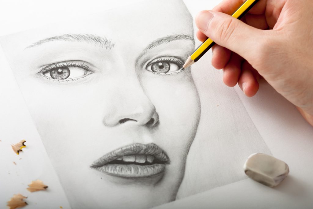Kako nacrtati portret - napredni portret žene olovkom
